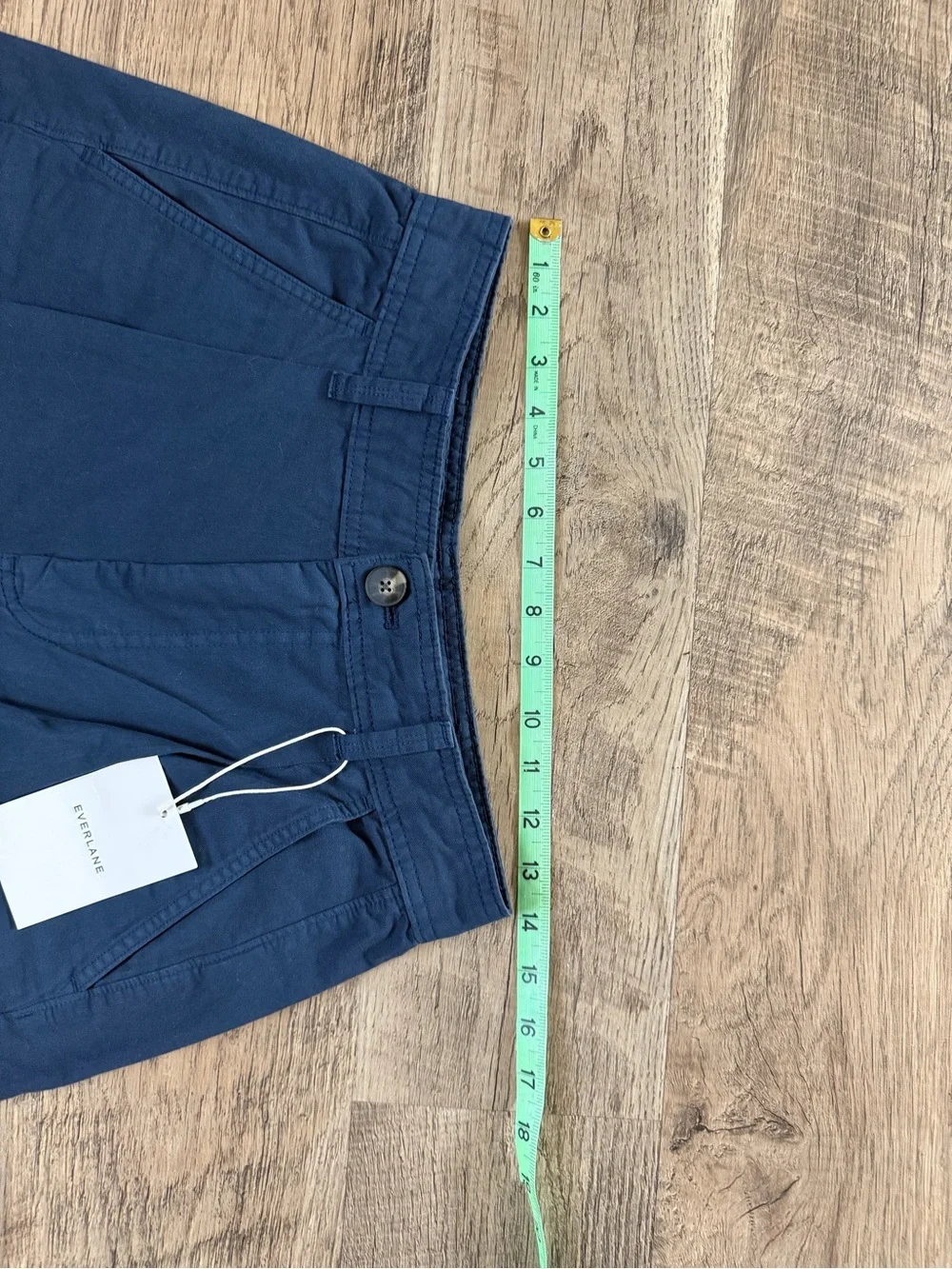 Everlane Cotton Linen Pleated Pants Navy Size 2 NWT